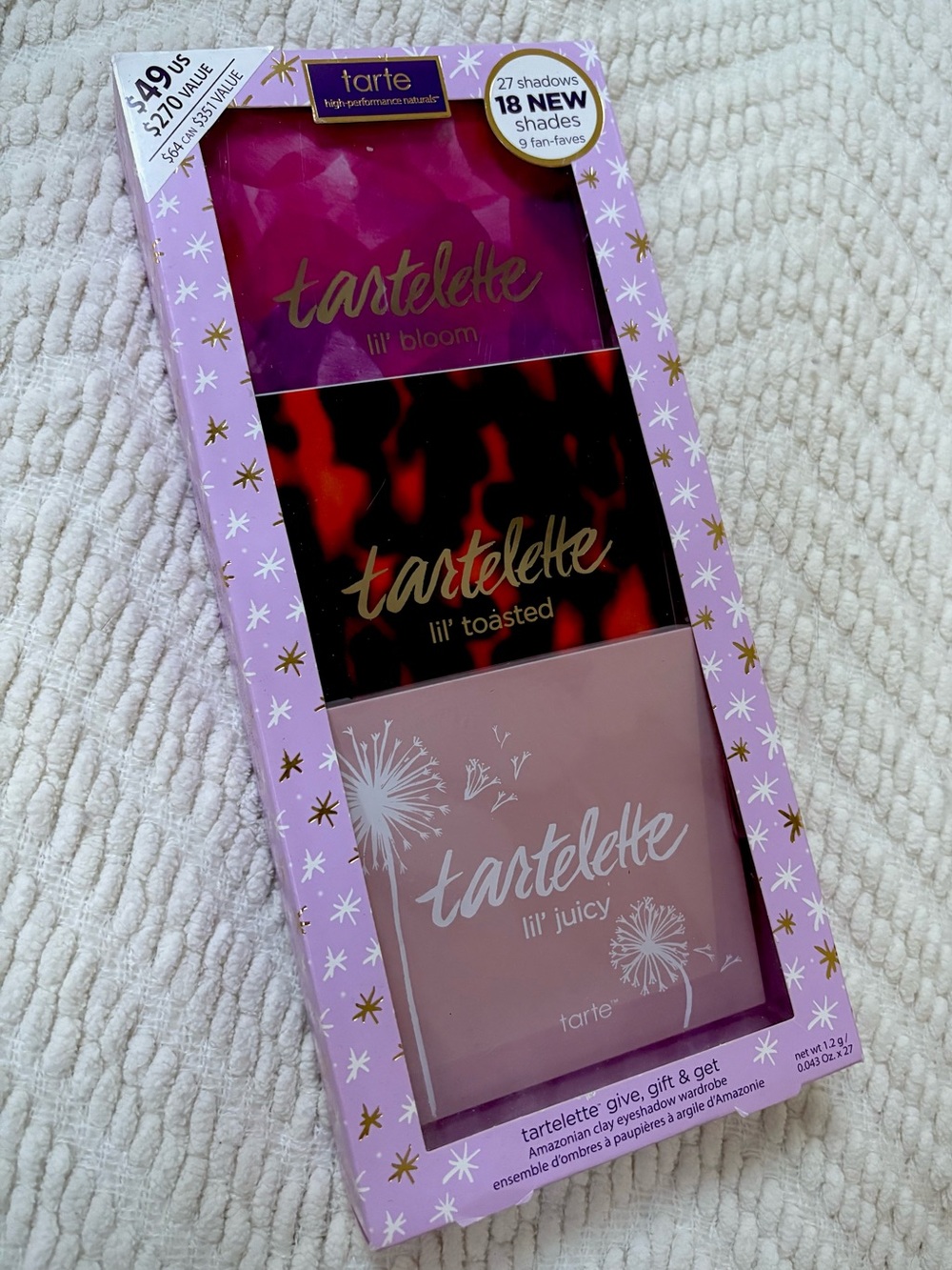 NIB❗️tartelette Eyeshadow Palette Set